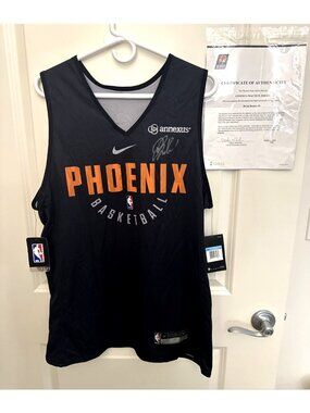 Devin Booker Autographed Signed Nike Practice Jersey Holo COA From Phoenix Suns